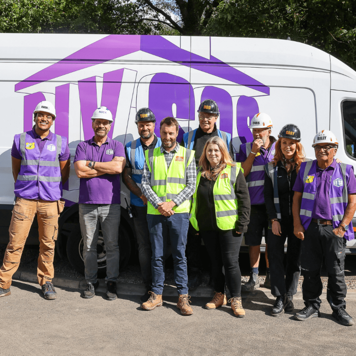 Larch Cladding Company and DIY SOS