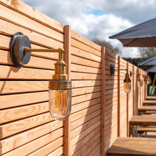 Timber Batten Cladding Privacy Screens